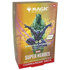 Magic: The Gathering - Marvel Super Heroes - Wakanda Forever Commander Deck - Collector's Edition