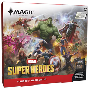 Magic: the Gathering - Marvel Super Heroes 'Heroes United' scene box
