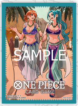 One Piece card game card sleeves - Nami & Vivi