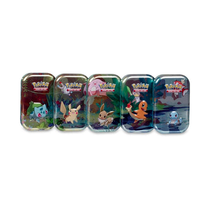 Pokémon Kanto Friends Mini Tins