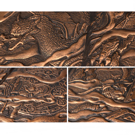 3D FAUX-LEATHER CUSTOMISABLE DUNGEON MASTER / DM SCREEN