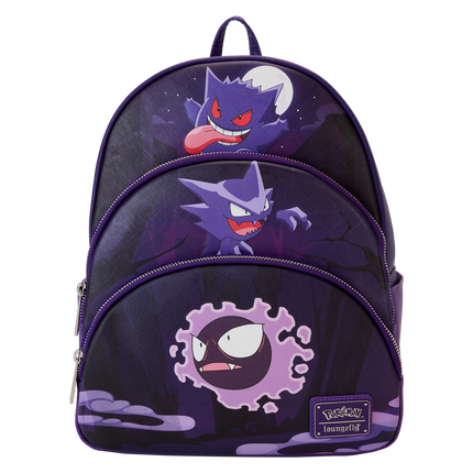 Pokemon Gengar Evolution Triple Pocket Mini Backpack