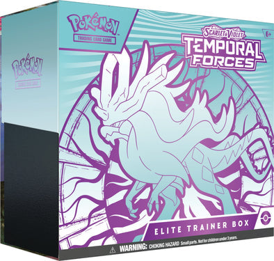 Pokémon Scarlet & Violet - Temporal Forces - Elite Trainer Box - Walking Wake