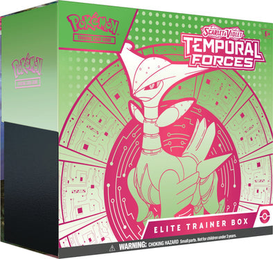 Pokémon Scarlet & Violet - Temporal Forces - Elite Trainer Box - Iron Leaves