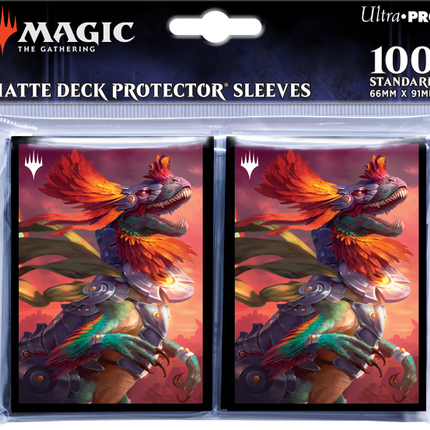Lost Caverns Of Ixalan: Sleeves 100 Count – Pantlaza, Sun-Favored