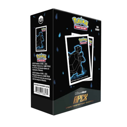 Pokemon Apex Deck Protector Neon Kanto Blastoise Card Sleeves