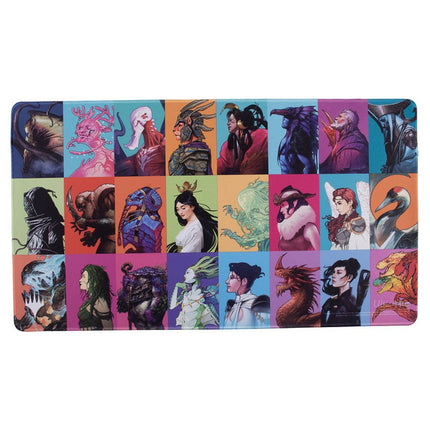 Commander Masters Pop Collage White Stitched Standard Gaming Playmat