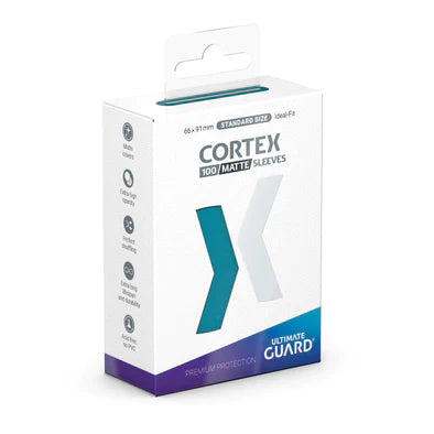 ULTIMATE GUARD - CORTEX SLEEVES - STANDARD SIZE - 100CT PETROL MATTE