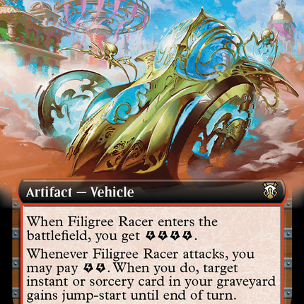 Filigree Racer (Extended Art) [Modern Horizons 3 Commander] Foil