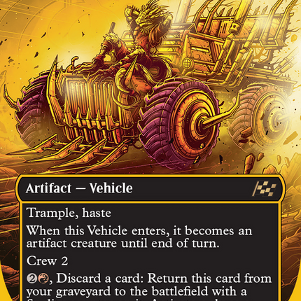 Gastal Thrillroller (Borderless) (First-Place Foil) [Aetherdrift] Foil