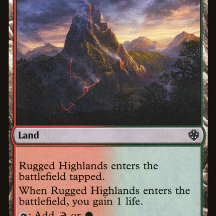 Rugged Highlands [Starter Commander Decks]