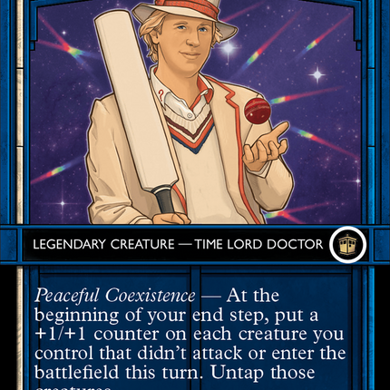 The Fifth Doctor (Showcase) (Borderless) [Doctor Who] Surge Foil