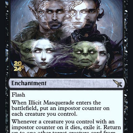 Illicit Masquerade [Murders at Karlov Manor Promos] Prerelease Foil