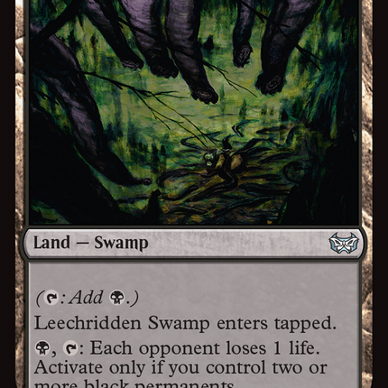 Leechridden Swamp [Duskmourn: House of Horror Commander]