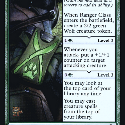 Ranger Class [Adventures in the Forgotten Realms Promos] Prerelease Foil