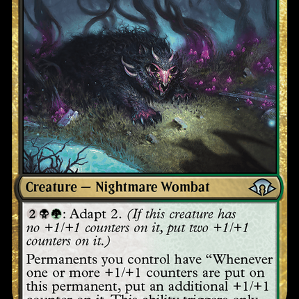 Cursed Wombat [Modern Horizons 3] Foil