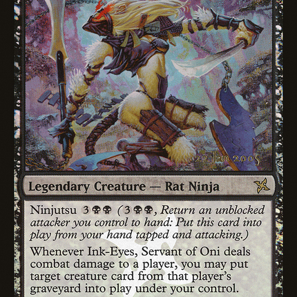 Ink-Eyes, Servant of Oni [Betrayers of Kamigawa Promos] Prerelease Foil