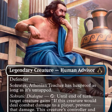 Sokrates, Athenian Teacher (Borderless) [Assassin's Creed] Foil