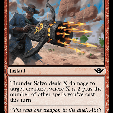 Thunder Salvo [Outlaws of Thunder Junction] Foil