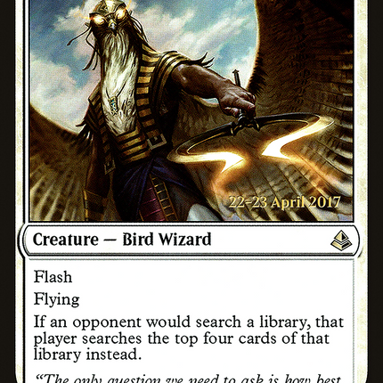 Aven Mindcensor [Amonkhet Promos] Prerelease Foil