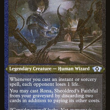 Rona, Sheoldred's Faithful [Multiverse Legends] Etched Foil