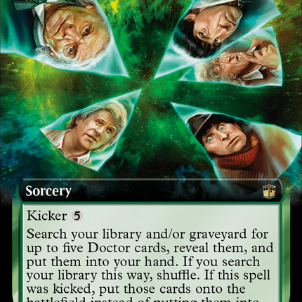 The Five Doctors (Extended Art) [Doctor Who] Surge Foil