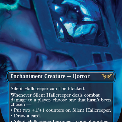 Silent Hallcreeper (Borderless) [Duskmourn: House of Horror] Foil