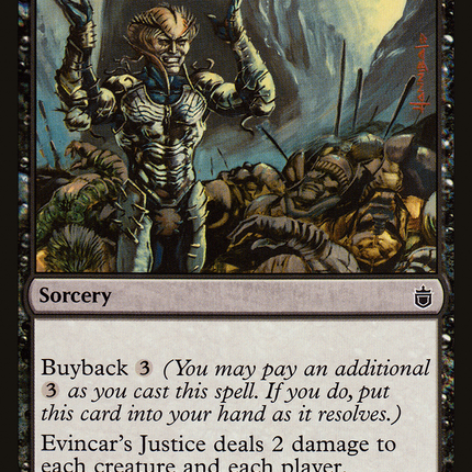 Evincar's Justice [The List]