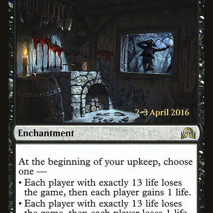 Triskaidekaphobia [Shadows over Innistrad Promos] Prerelease Foil