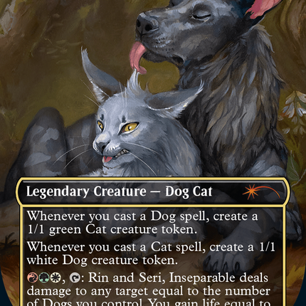 Rin and Seri, Inseparable // Rin and Seri, Inseparable (Borderless) [Secret Lair Drop] Foil