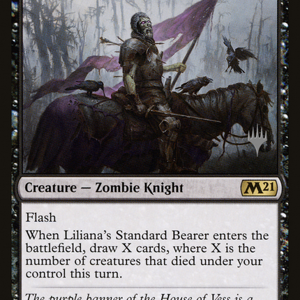 Liliana's Standard Bearer [Core Set 2021 Promos]
