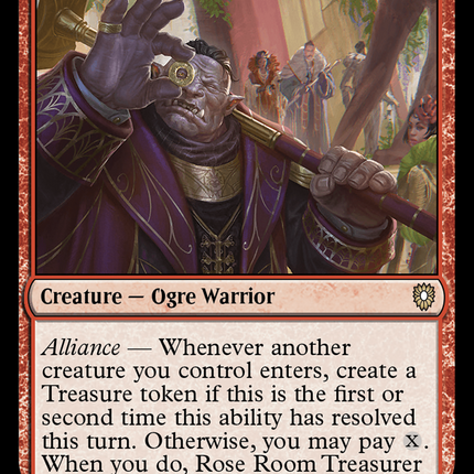 Rose Room Treasurer [Bloomburrow Commander]