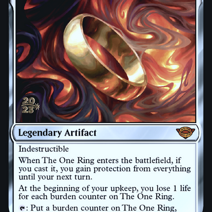 The One Ring [Tales of Middle-earth Promos] Prerelease Foil