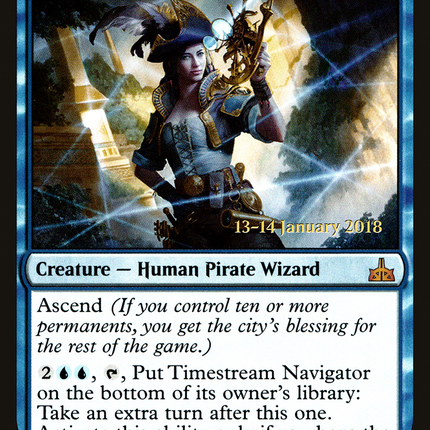 Timestream Navigator [Rivals of Ixalan Promos] Prerelease Foil