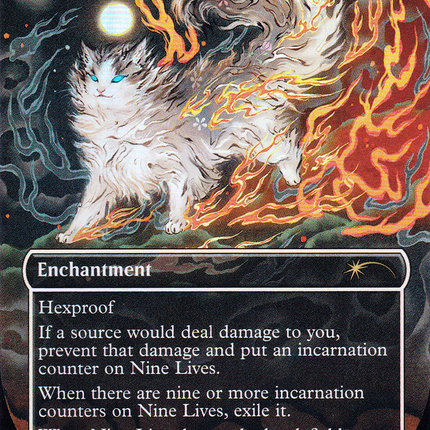 Nine Lives (Borderless) [Secret Lair Drop] Foil