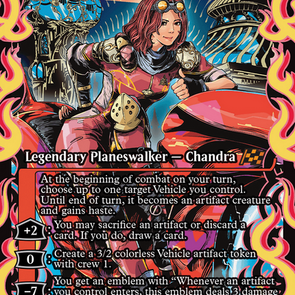 Chandra, Spark Hunter (Showcase) [Aetherdrift] Foil