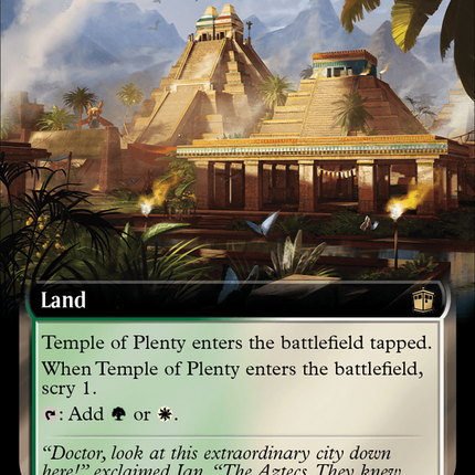 Temple of Plenty (Extended Art) [Doctor Who] Surge Foil
