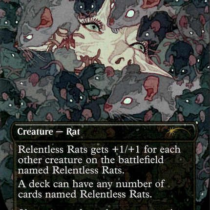 Relentless Rats (Borderless) [Secret Lair Drop] Foil