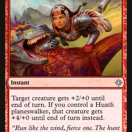Huatli's Spurring [Ixalan] Foil