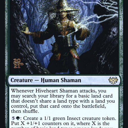 Hiveheart Shaman [Innistrad: Crimson Vow Promos] Prerelease Foil