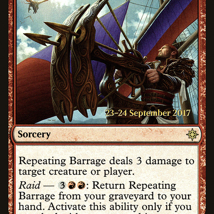 Repeating Barrage [Ixalan Promos] Prerelease Foil