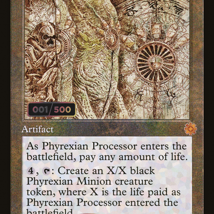 Phyrexian Processor (Retro) [The Brothers' War Retro Artifacts] Serialized Foil