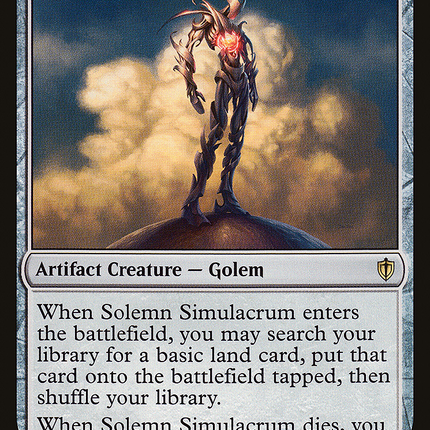 Solemn Simulacrum [Commander 2016]