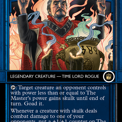 The Master, Mesmerist (Showcase) (Borderless) [Doctor Who] Surge Foil