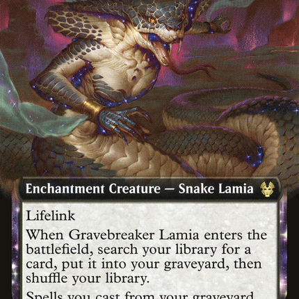 Gravebreaker Lamia (Extended Art) [Theros Beyond Death]