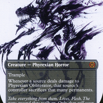Phyrexian Obliterator (Showcase) (Borderless) [Phyrexia: All Will Be One]