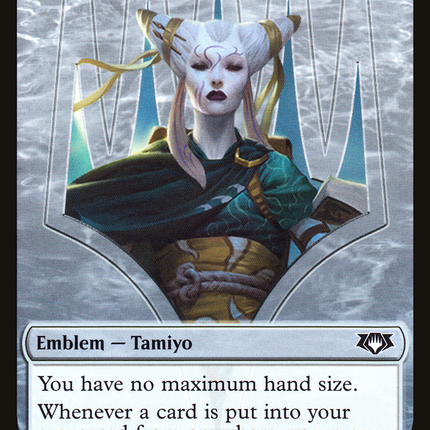 Tamiyo, the Moon Sage Emblem [Mythic Edition Tokens]