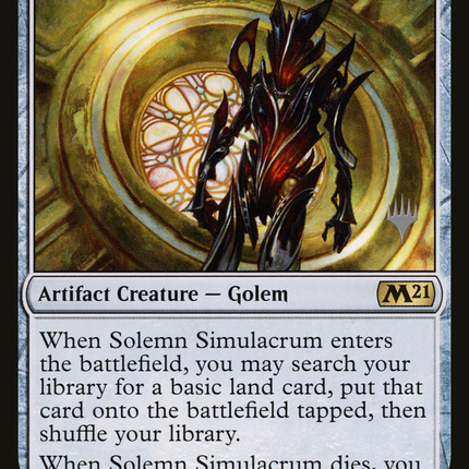 Solemn Simulacrum [Core Set 2021 Promos]