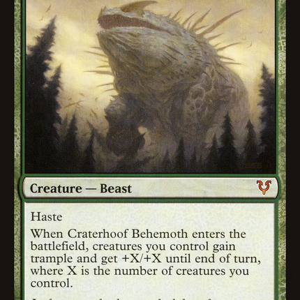 Craterhoof Behemoth [Avacyn Restored]
