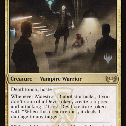 Maestros Diabolist [Streets of New Capenna Promos]